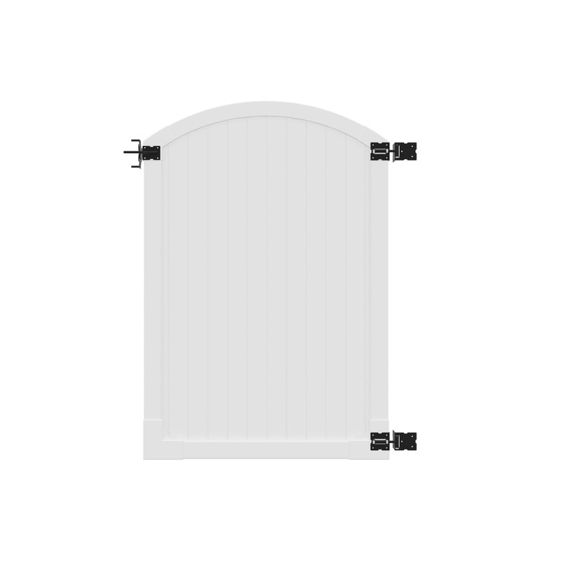 Wam Bam NoDig Fence 6 ft. H x 4 ft. W Steady Freddy Vinyl Gate Wayfair